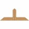 Ekena Millwork Portland Timber Gable Bracket, Western Red Cedar, 48"W x 20"H x 5 1/2"D x 5 1/2"F, 10/12 Pitch GBW048X20X0606POR00SWR - alternate 1
